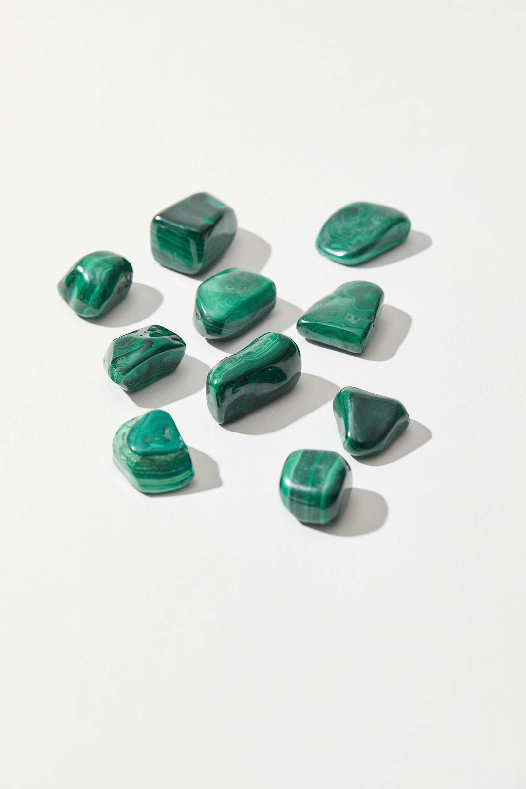 Малахит галтовка