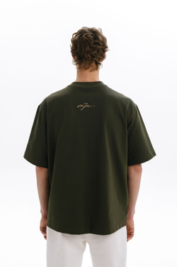 Футболка Mazzika Unisex Oversize OneSize, цвет хаки