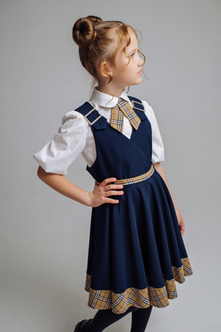 Сарафан для девочки "Эстель" коллекция "Галактика "