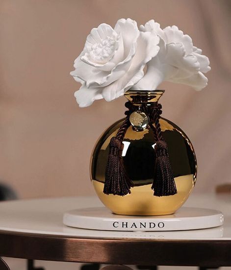 Showy Peony, ароматический диффузор с необычными палочками, Chando