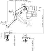 Кронштейн настольный Ultramounts UM732W