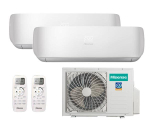 Мульти сплит-система Hisense на 2 комнаты (35+35 кв.м.) PREMIUM DESIGN