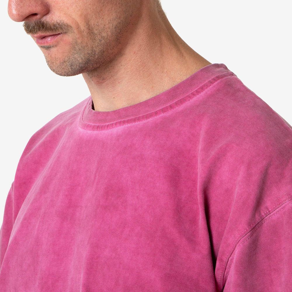 Купить Футболка Меч SS24 Garment Dyed Pink розовая Футболка Меч SS24 Garment Dyed Pink розовая