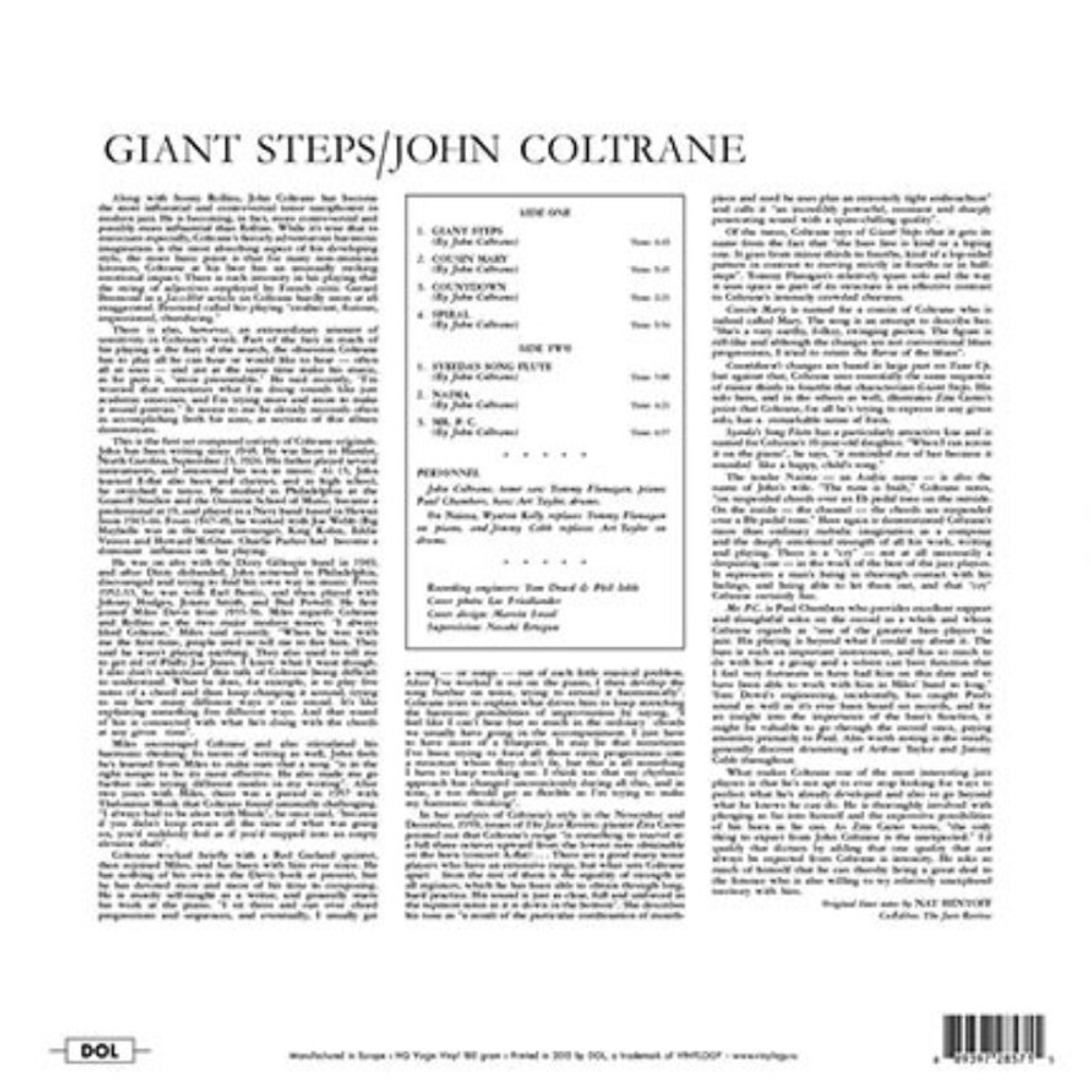 John Coltrane / Giant Steps (Coloured Vinyl)(LP)