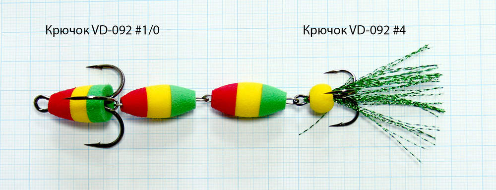 Мандула Мормыш "Змейка" №1/0 (110мм)