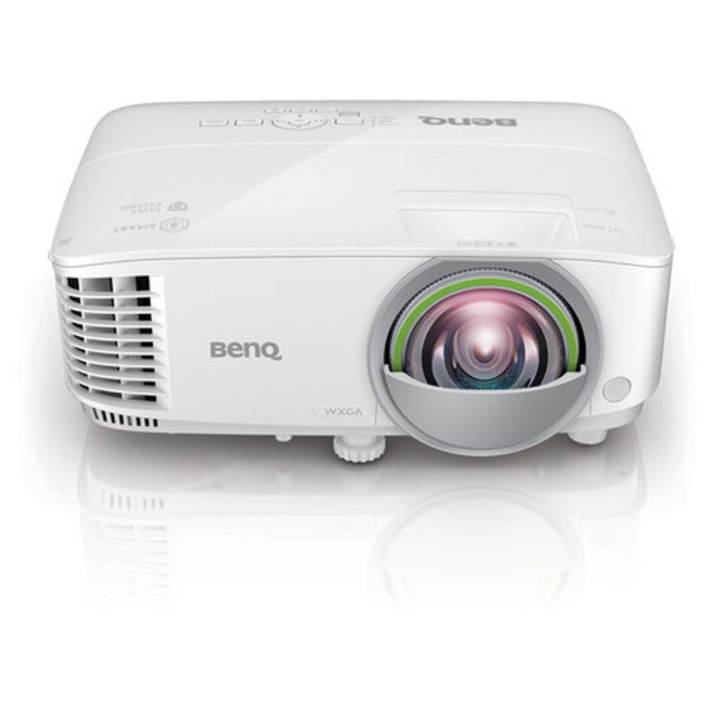 Проектор BENQ EW800ST, DLP, 1280x800, 16:10, 3300 лм, 20000:1, короткофокусный, 2,6 кг, 9H.JLX77.14E