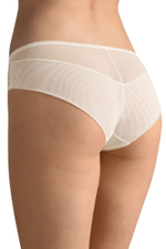 Нежнейшие трусики-слипы с кружевом (Размер: L) (Цвет: кремовый)