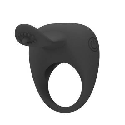 Эрекционное силиконовое вибро-кольцо Pretty Love Stimulating Love (Цвет: черный)