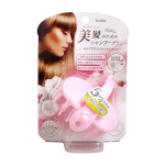 Массажёр (розовый) для очищения кожи головы и стимуляции роста волос Vess Bihatsu Shampoo Brush