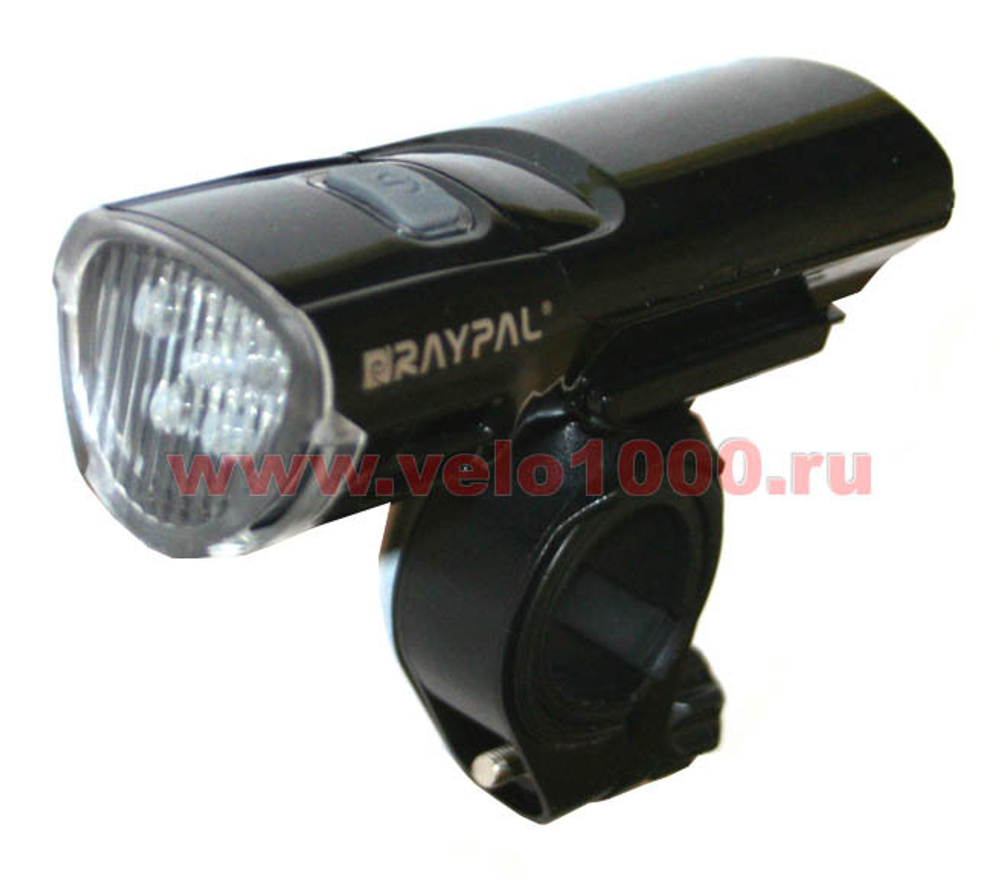 Фара передняя , 5 светодиодов, 30Lm, 3 режима, без батареек 3*AAA. EBL-2225