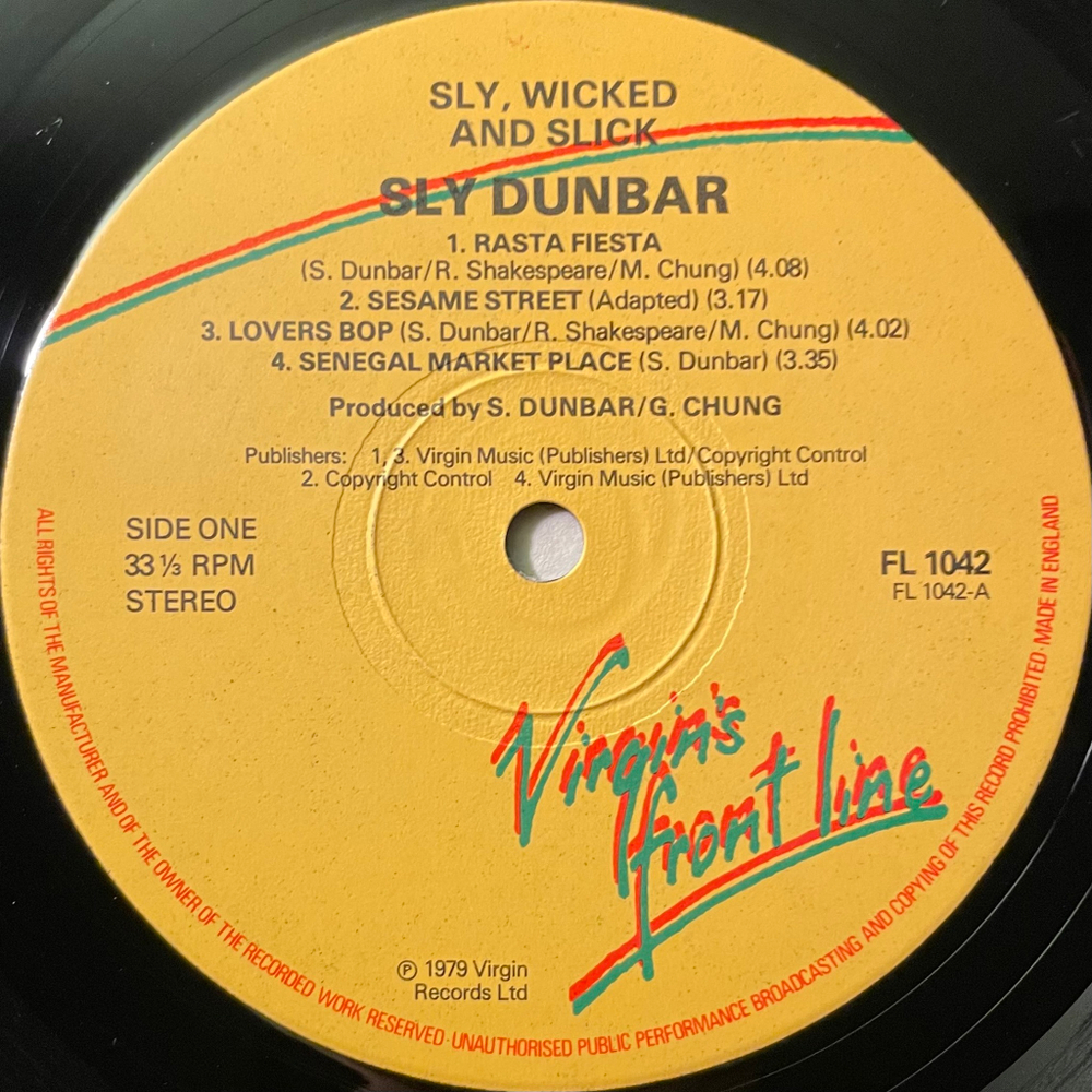 Sly Dunbar ‎– Sly, Wicked And Slick (Англия 1979г.)