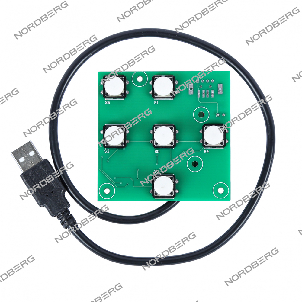 Плата управления клавиатуры для 4523PA (2023) NORDBERG 4523PA#KEY-BOARD(2023)
