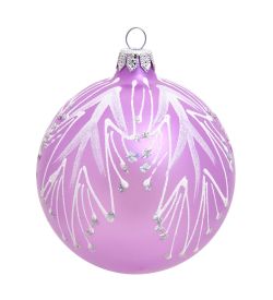 Элита НФШ-1239/2 Ел. украшение Шар «Морозная ветка» 85 мм