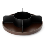 Органайзер для специй bellwood, черный/орех