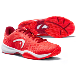 детские Кроссовки теннисные Head Revolt Pro 3.0 Junior - neon red/chilli