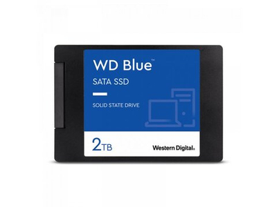 SSD накопитель Western Digital WD Blue 2ТБ, 2.5" SATA, SATA III, [WDS200T3B0A]