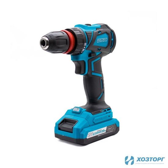 Дрель аккум. ВАРЯГ ДА-21/2Н+DFR 21В пат10 мм, бесщеточная, кейс,2 ак