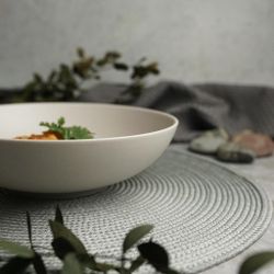 Салатник 1000 мл d 21 см h6,1 см Light Grey Noble [6]