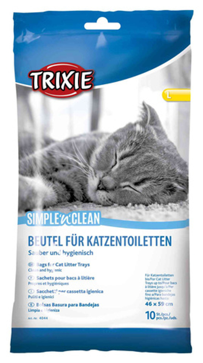 Пакеты уборочные для кошачьих туалетов, L: 46 x 59 см, 10 шт., Trixie