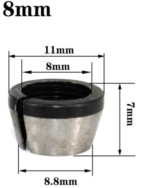 Цанга для кромочного фрезера 8 мм
