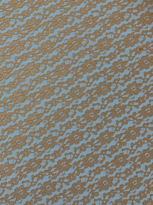 Гипюр капрон оранж