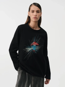 Лонгслив с вышивкой "Напи" OLA OLA