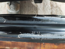 Усилитель переднего бампера Skoda Octavia 2 (A5) 04-13 Б/У Оригинал 1Z0807111