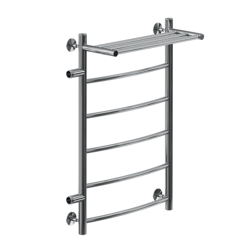 Полотенцесушитель MIXLINE CAPELLA  80х50х50 (1'' НР, 5 перекладин + ПОЛКА, левое подкл) водяной