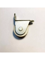 Опора для мебели 312 с резиновым колесом D28мм, 2 шт