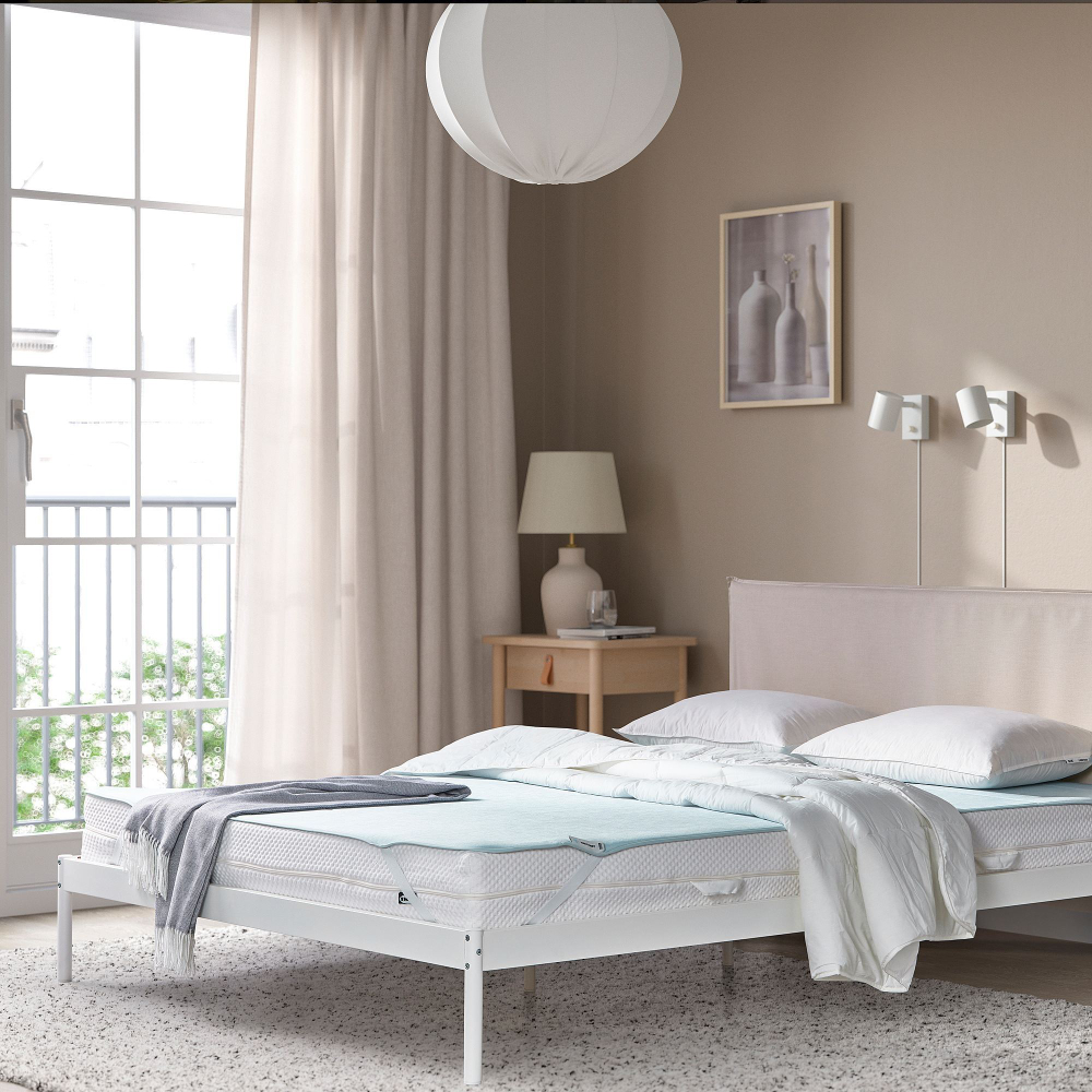 Наматрасник IKEA HARGINST (ХАРГИНСТ), Белый, 180х200 см