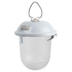 Светильник ЭРА НСП 41-200-001 без решетки Желудь сталь / стекло IP54 E27 max 200Вт 185х260 белый | Светильники НСП (Желуди)