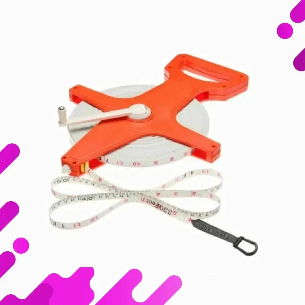 Измерительная геодезическая рулетка 50 м х 13 мм