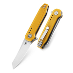 Нож туристический Bestech Syntax сталь 14C28N, рукоять Микарта коричневая