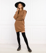 хлопковое платье DONDUP - made in Italy - коричневый(DA228 M00789D SZA)