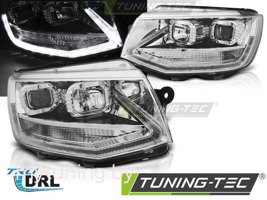 Передние фары CHROME LED TRU DRL для Volkswagen T6