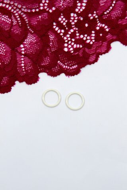 Кольцо, регулятор, крючок для бюстгальтера шампань 1 см