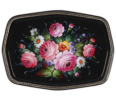 Zhostovo metal tray A18D070425115