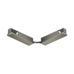 TR5724-DN Электрический коннектор для трека SHINE BASE 90° стена-потолок с поворотом трека под произвольным углом, темный никель, алюминий