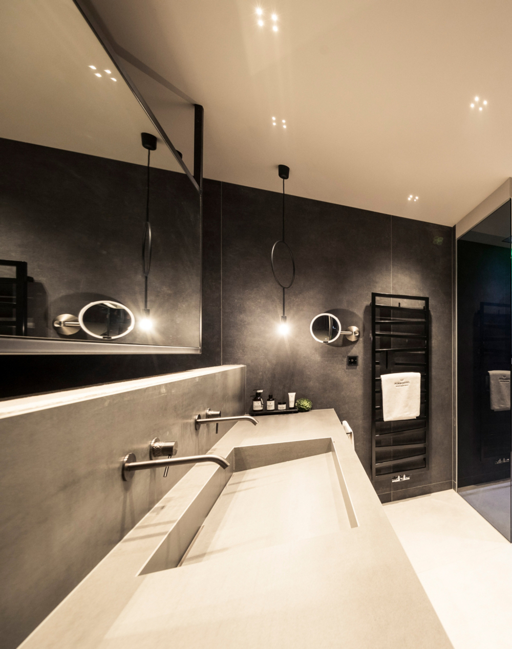 Смеситель Gessi316, однорычажный, на 1 выход, встраиваемый, ⌀65хh114 мм, внешняя часть, цвет Steel Brushed