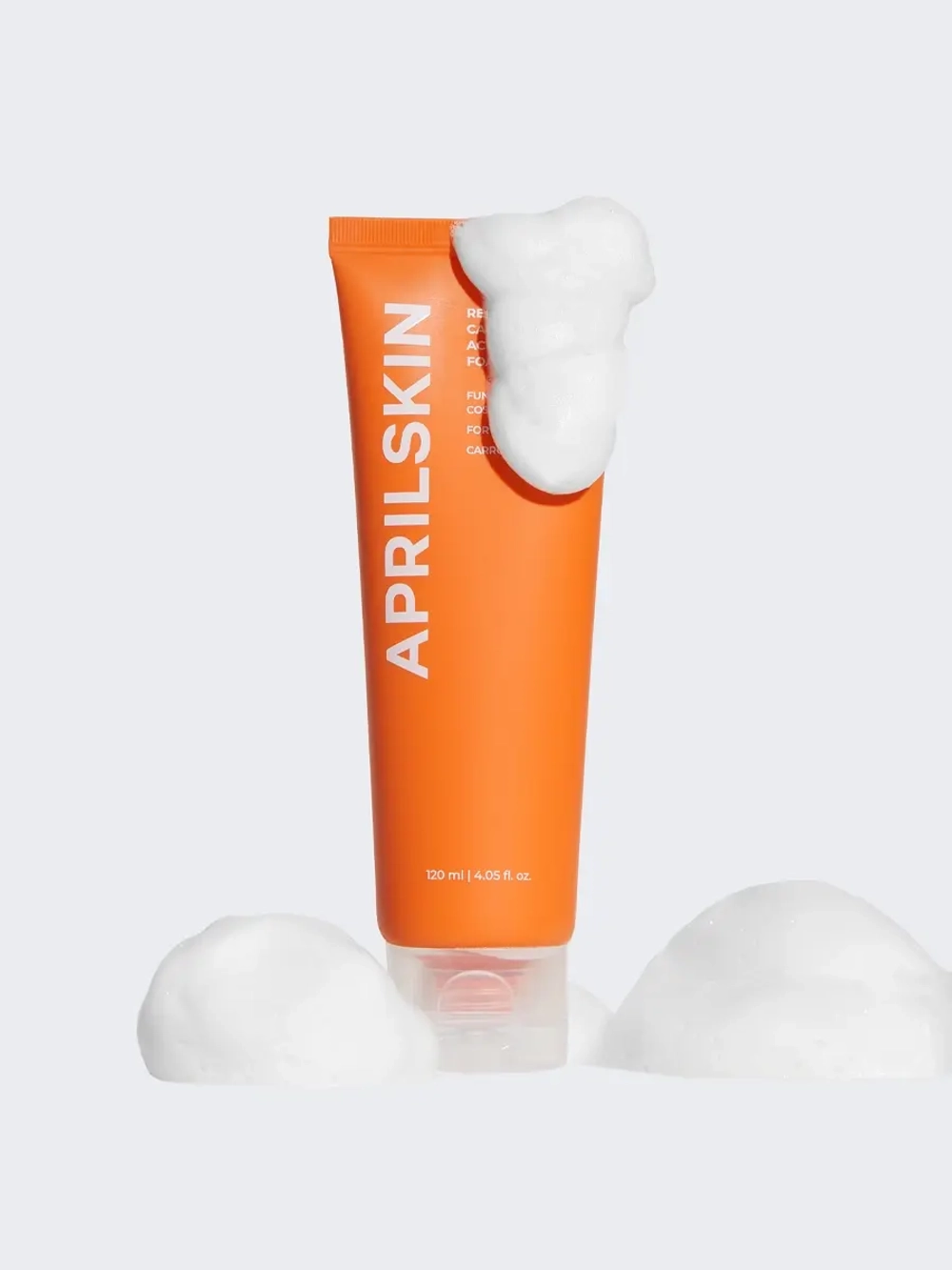 APRILSKIN Морковная пенка для умывания с салициловой кислотой против акне Real Carrotene Acne Foam Cleanser 120 гр