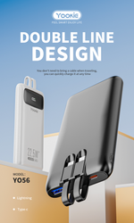 Power Bank Yookie YO56 Type C/Lightning (10000mAh)
