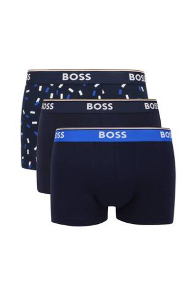 Трусики-боксеры 3шт. BOSS BLACK - темно-синий(50517829)