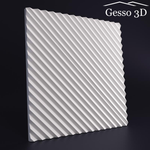 Гипсовая 3D панель Консул 4 диагональ