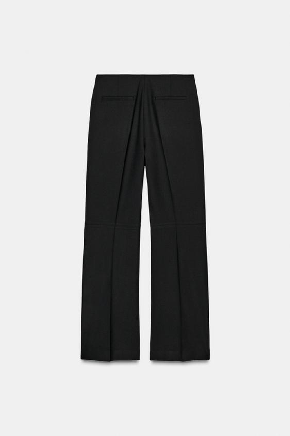 ZARA БРЮКИ МИНИМАЛИСТИЧНЫЕ ИЗ ШЕРСТИ — ZW COLLECTION, ЧЕРНЫЙ