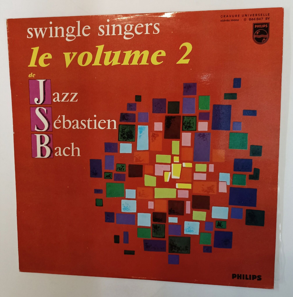 Винтажная виниловая пластинка LP Swingle Singers Jazz Sebastien Bach, Le Volume 2 (France 1973)