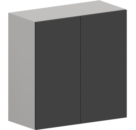 Кухня Модуль ШВ 700 Графит / Графит Софт