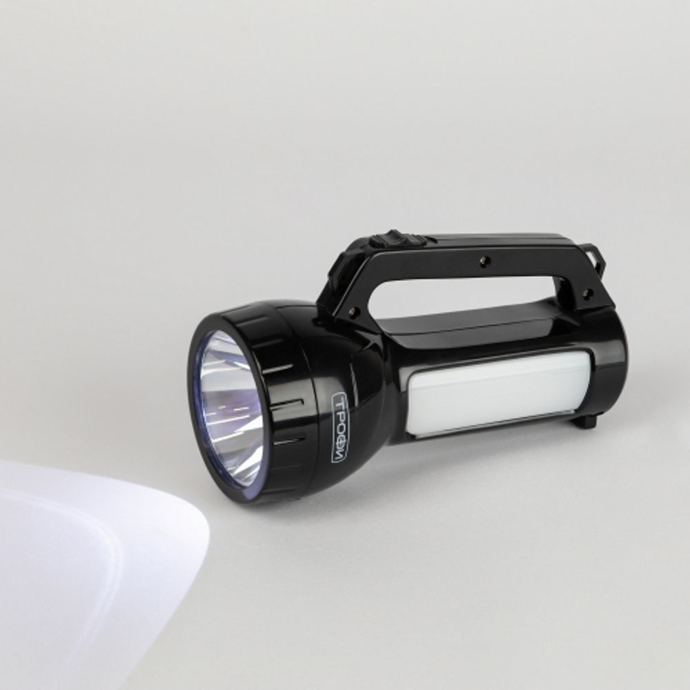 Светодиодный фонарь Трофи PA-504 прожекторный аккумуляторный со встроенным светильником | Прожекторные фонари