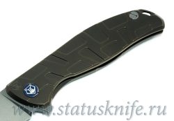 Нож Широгоров Флиппер 95 M390 S узор T подшипникифотография - 5