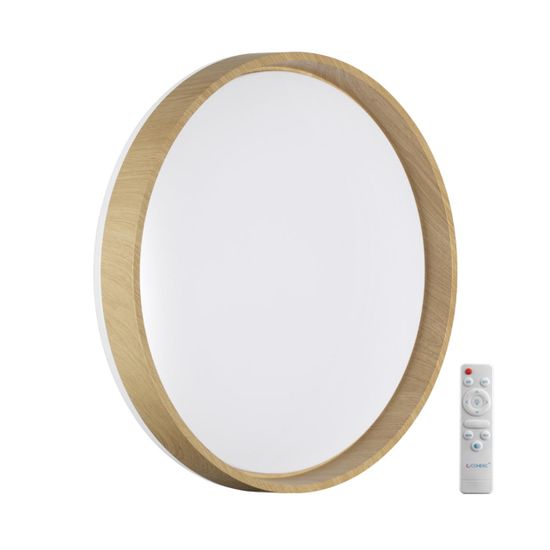 7684/EL BASICA SN 000 Светильник пластик/кор под дер LED 70Вт 3000-6000K D490 IP43 пульт ДУ GARI WOOD