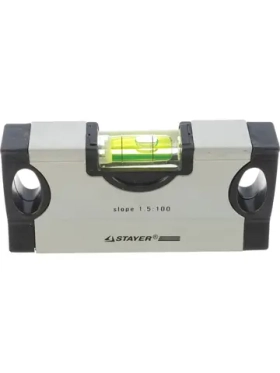 Stayer Mini Уровень строительный с уклоном 0,5:100, 12,5 см